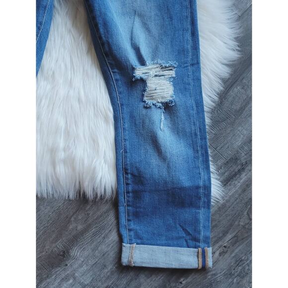 NEW Anthropologie Pilcro The Slim Boyfriend Distressed Jeans - 32 Waist - Picture 7 of 11